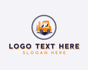Forklift Construction Machinery logo
