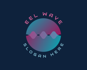 Digital Sound Audio Wave  logo design