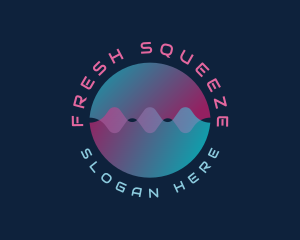 Digital Sound Audio Wave  logo design