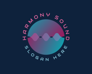 Digital Sound Audio Wave  logo design