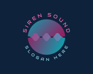 Digital Sound Audio Wave  logo design