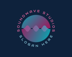 Digital Sound Audio Wave  logo design