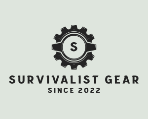 Automotive Gear Cogs Mechanic logo design