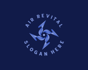 Fan Propeller Ventilation logo design