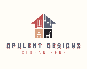 Interior Design Furniture logo design