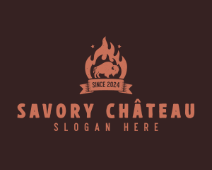 Beef Barbecue Grill logo design