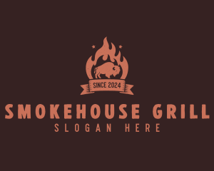 Beef Barbecue Grill logo design