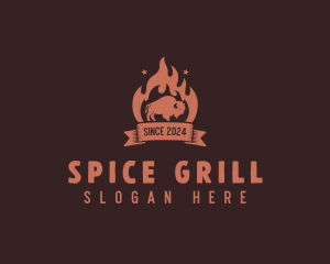 Beef Barbecue Grill logo design