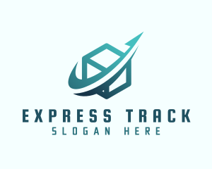 Express Arrow Box logo design