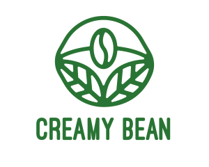 Organic Coffee Bean logo design