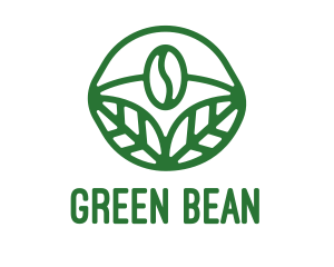 Organic Coffee Bean logo design