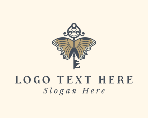 Elegant Butterfly Key logo