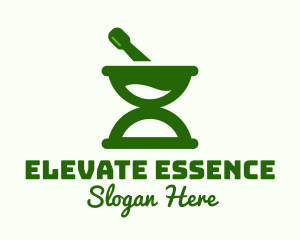 Green Hourglass Pestle logo