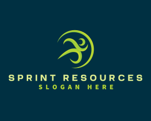 Marathon Runner Athlete logo
