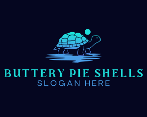 Wild Sea Turtle logo design