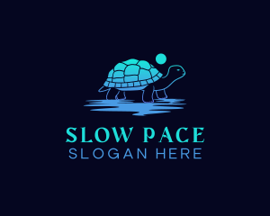 Wild Sea Turtle logo design