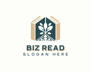 Ebook Library Bookstore logo design