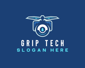 Flying Tech Drone logo design