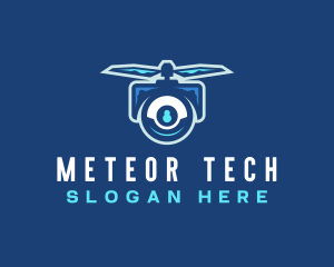 Flying Tech Drone logo design