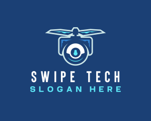 Flying Tech Drone logo design