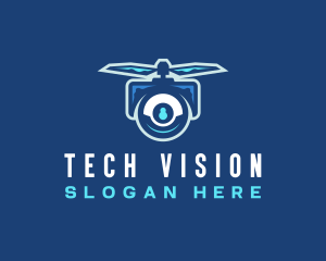 Flying Tech Drone logo design