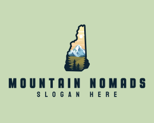 New Hampshire Mountain logo design