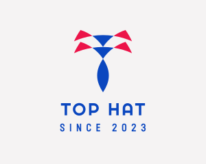 Tie Shirt Triangle Oval logo design