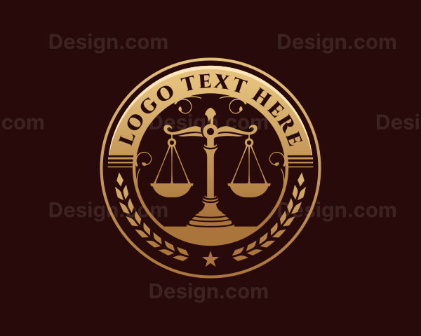 Justice Legal Scales Logo