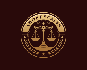 Justice Legal Scales logo design