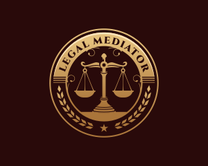 Justice Legal Scales logo design