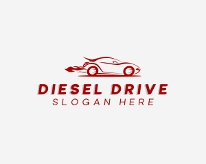 Fast Car Driving logo design