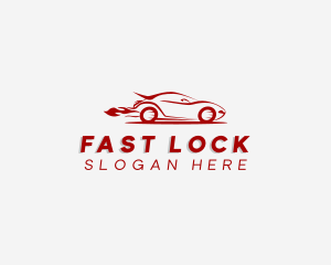 Fast Car Driving logo design