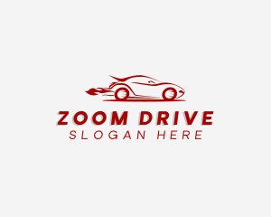 Fast Car Driving logo design