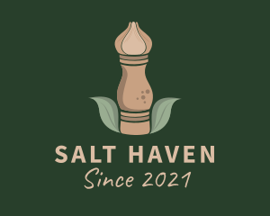 Leaf Pepper Mill logo design