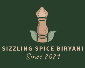 Leaf Pepper Mill logo design