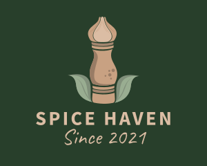 Leaf Pepper Mill logo design