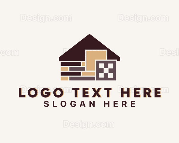 House Floor Tiling Logo