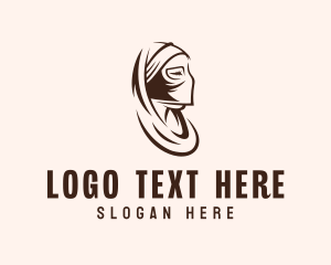 Woman Veil Saudi logo