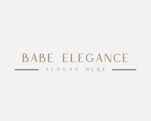 Elegant Simple Business logo design