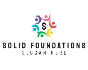 Community Group Foundation logo design