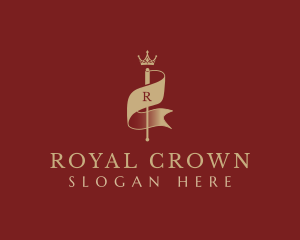 Royal Crown Flag logo design