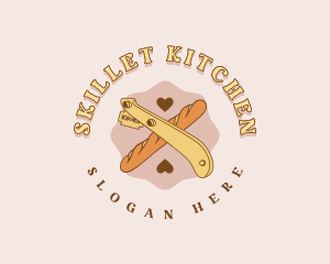 Baguette Baking Tool logo design