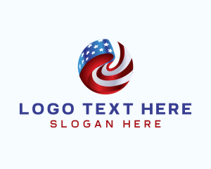 American Flag Veteran logo