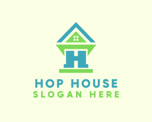 House Letter H logo design