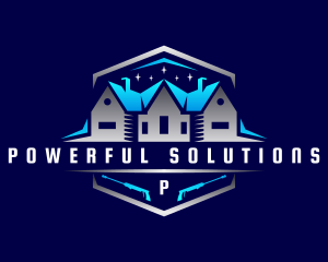 Power Washer Cleaner Maintenance logo design