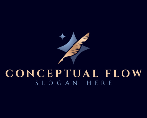 Writing Feather Pen logo