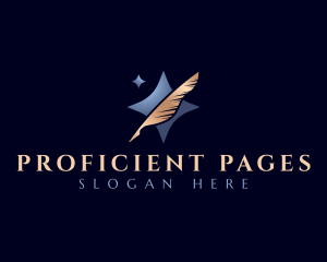 Writing Feather Pen logo