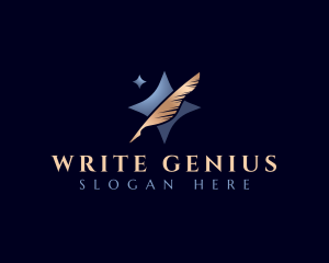 Writing Feather Pen logo