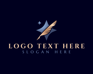 Contract - Writing Feather Pen logo design