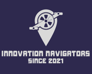 Bicycle Pedal Navigation  logo design